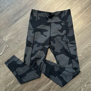 Fox Racing Black Camo Leggings